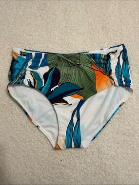 CALIA by Carrie Underwood High-Waist Bikini Bottom New With Tags